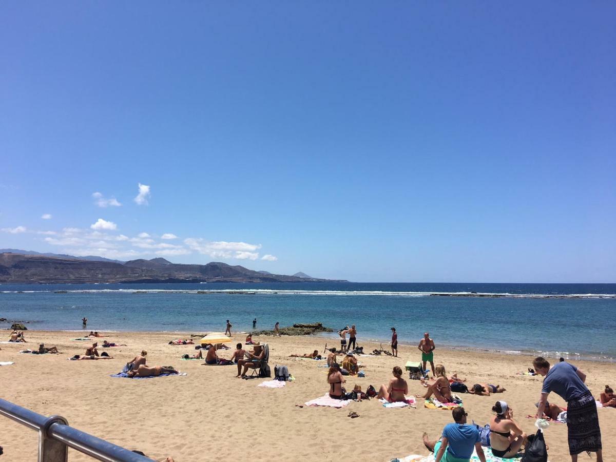 Apartamento Primera Linea Playa De Las Canteras ラスパルマス・デ・グランカナリア エクステリア 写真